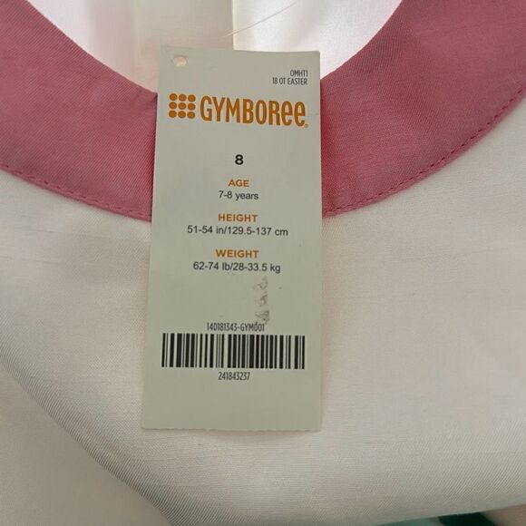 Gymboree Satin Sleeveless Pastel Striped Easter Dress Size 8 NEW Pink Purple - Picture 4 of 5